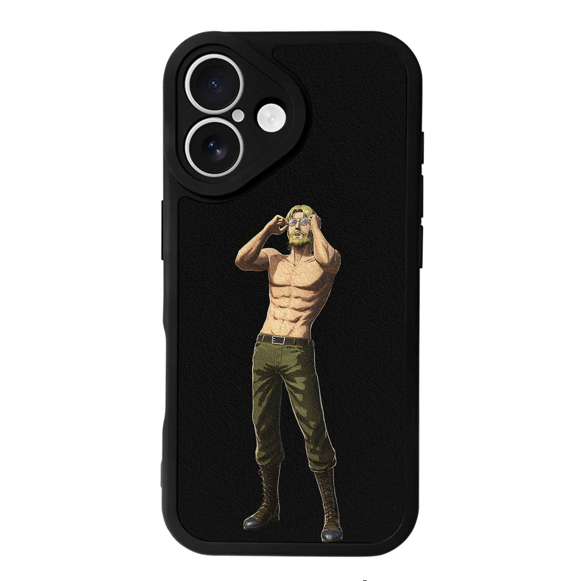 （画像用） 進撃の巨人 Attack on Titan 【iPhone 16シリーズ対応】シリコンスマホケース（レザー調） 材質：シリコン